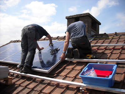 installation panneau photovoltaïque